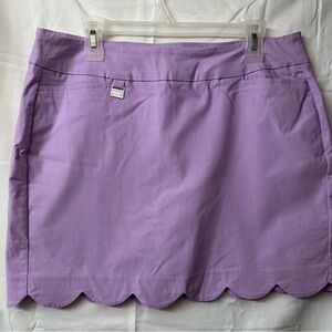 Lulu-B Lilac Scalloped Hem Skort